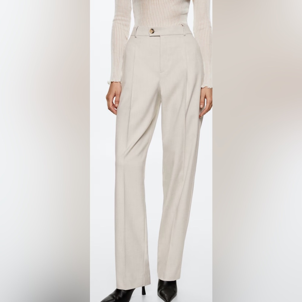 Straight suit pants